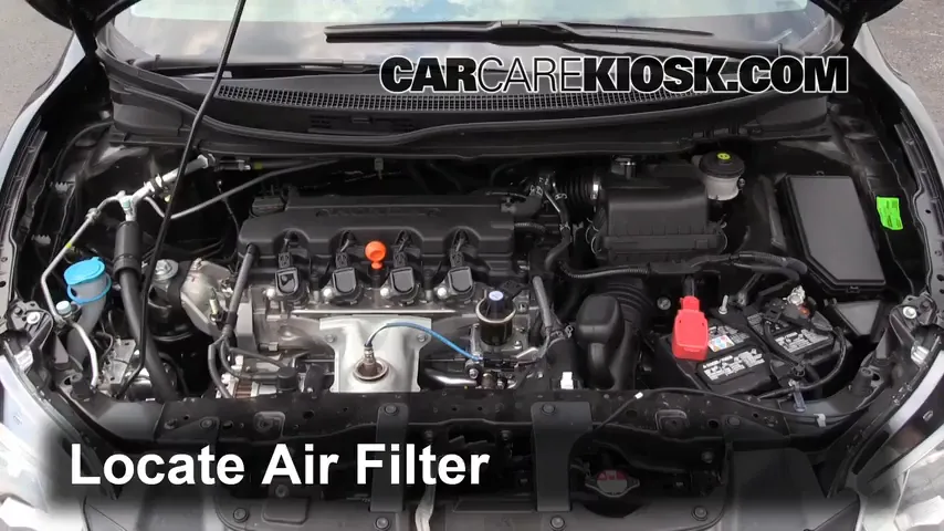 2015 Honda Civic LX 1.8L 4 Cyl. Coupe Air Filter (Engine) Replace